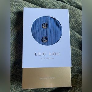 Brand New/Never Worn Lou Lou and Company Harrison Blue knotted gown